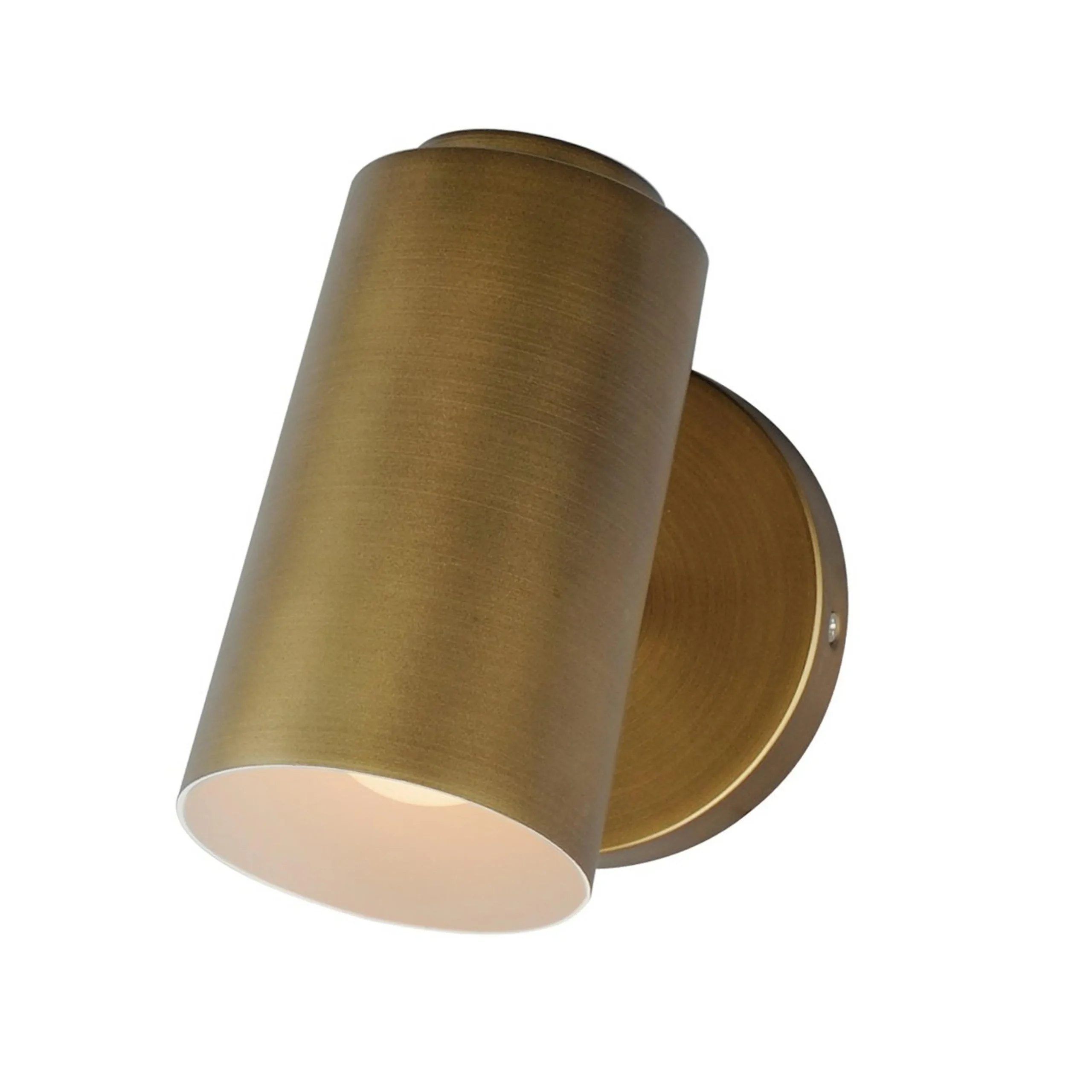 Single Spotlight Outdoor Sconce - Cylindrical