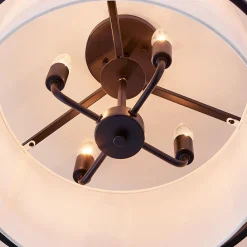 Siobhan Semi-Flush Ceiling Light - Medium