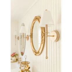 Sleek Adorned Bar Sconce