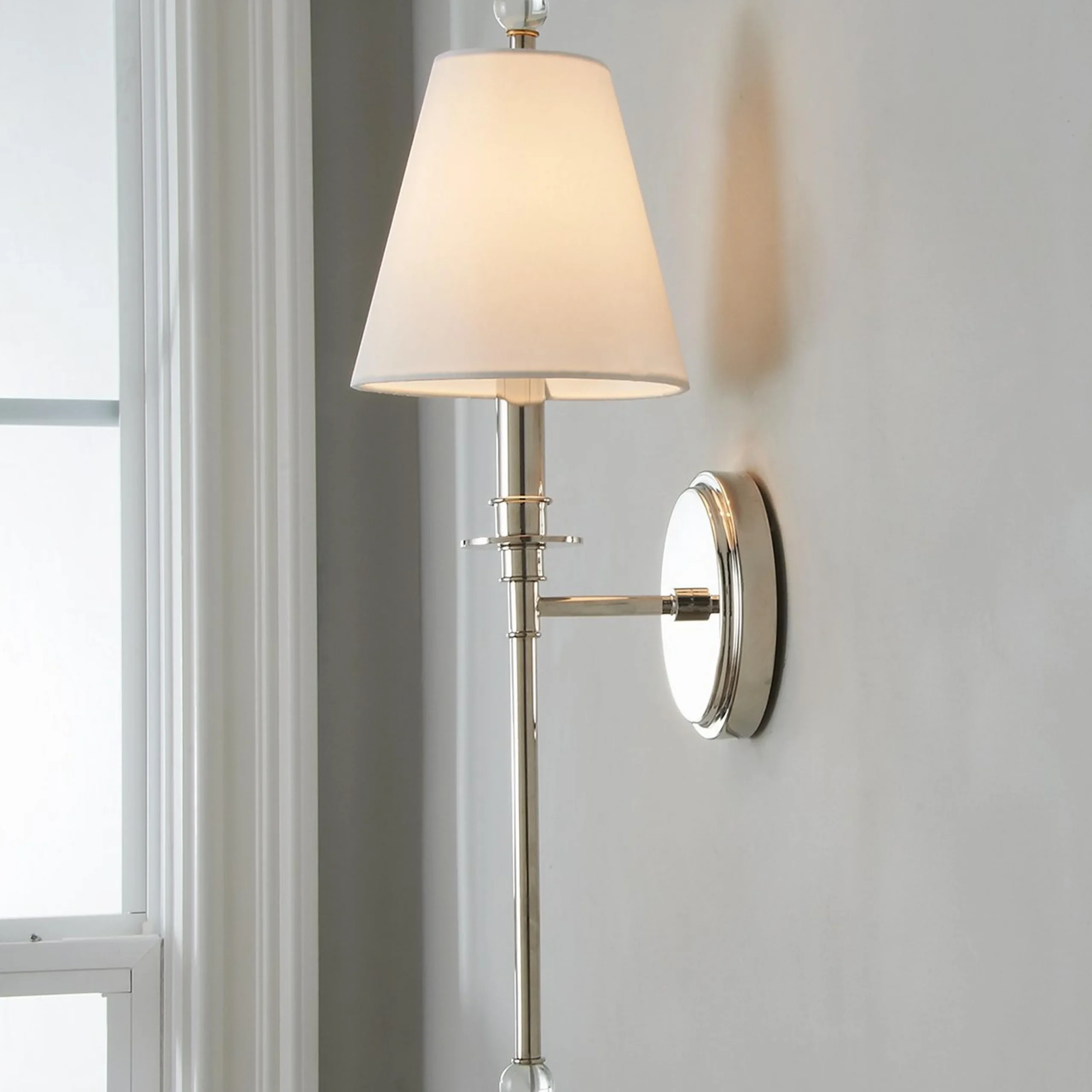 Sleek Adorned Bar Sconce