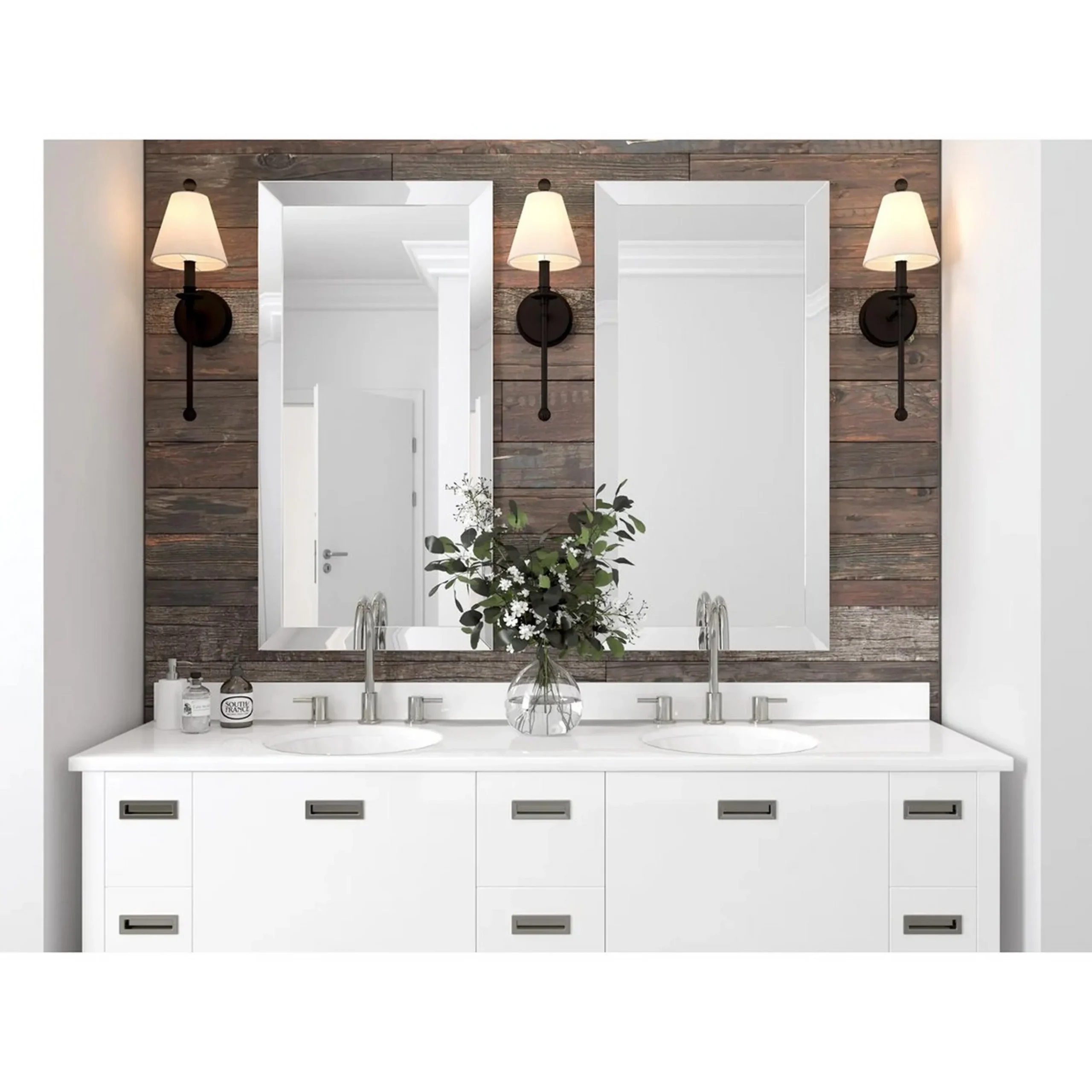 Sleek Adorned Bar Sconce