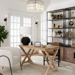Sleek Adorned Bar Sconce