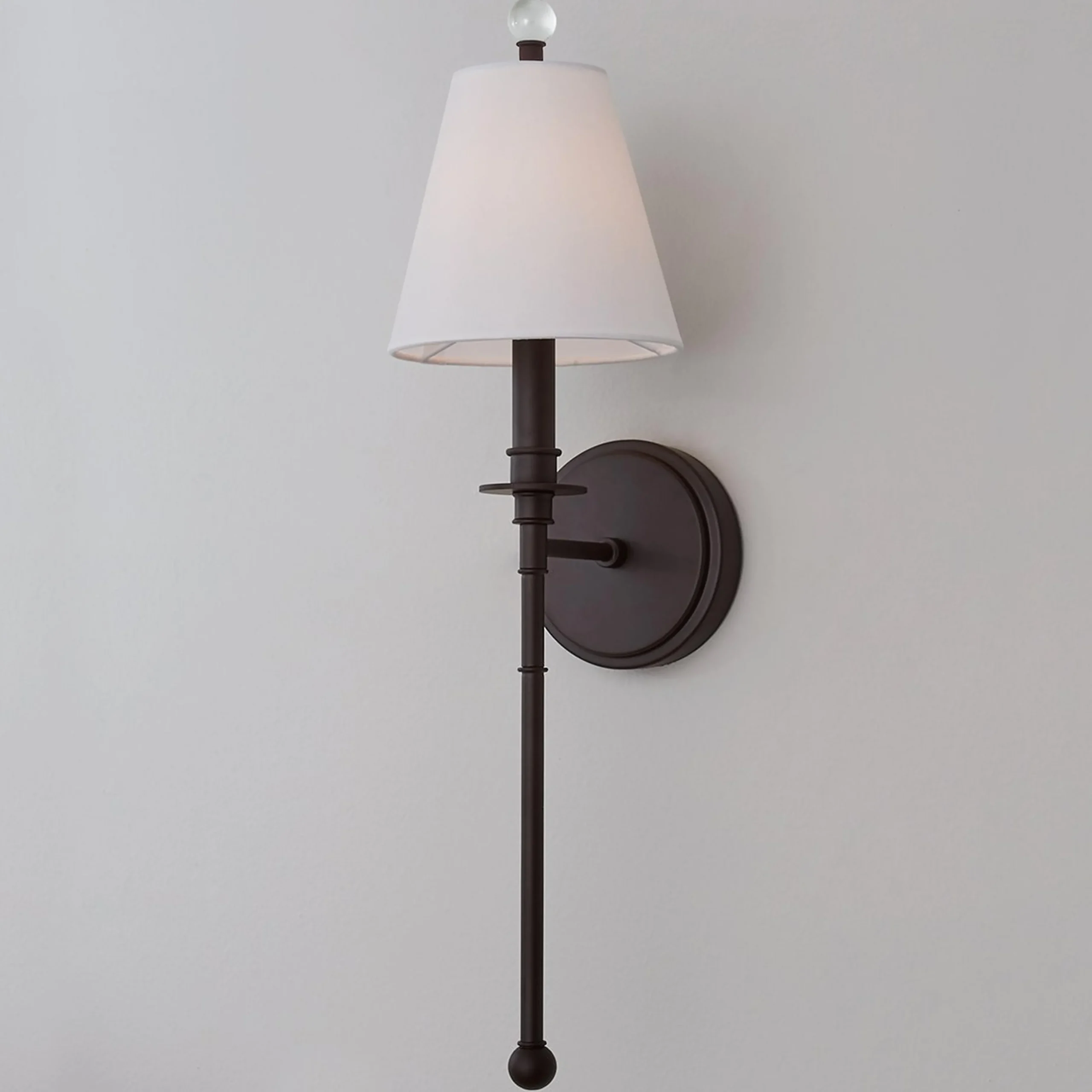 Sleek Adorned Bar Sconce