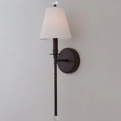 Sleek Adorned Bar Sconce