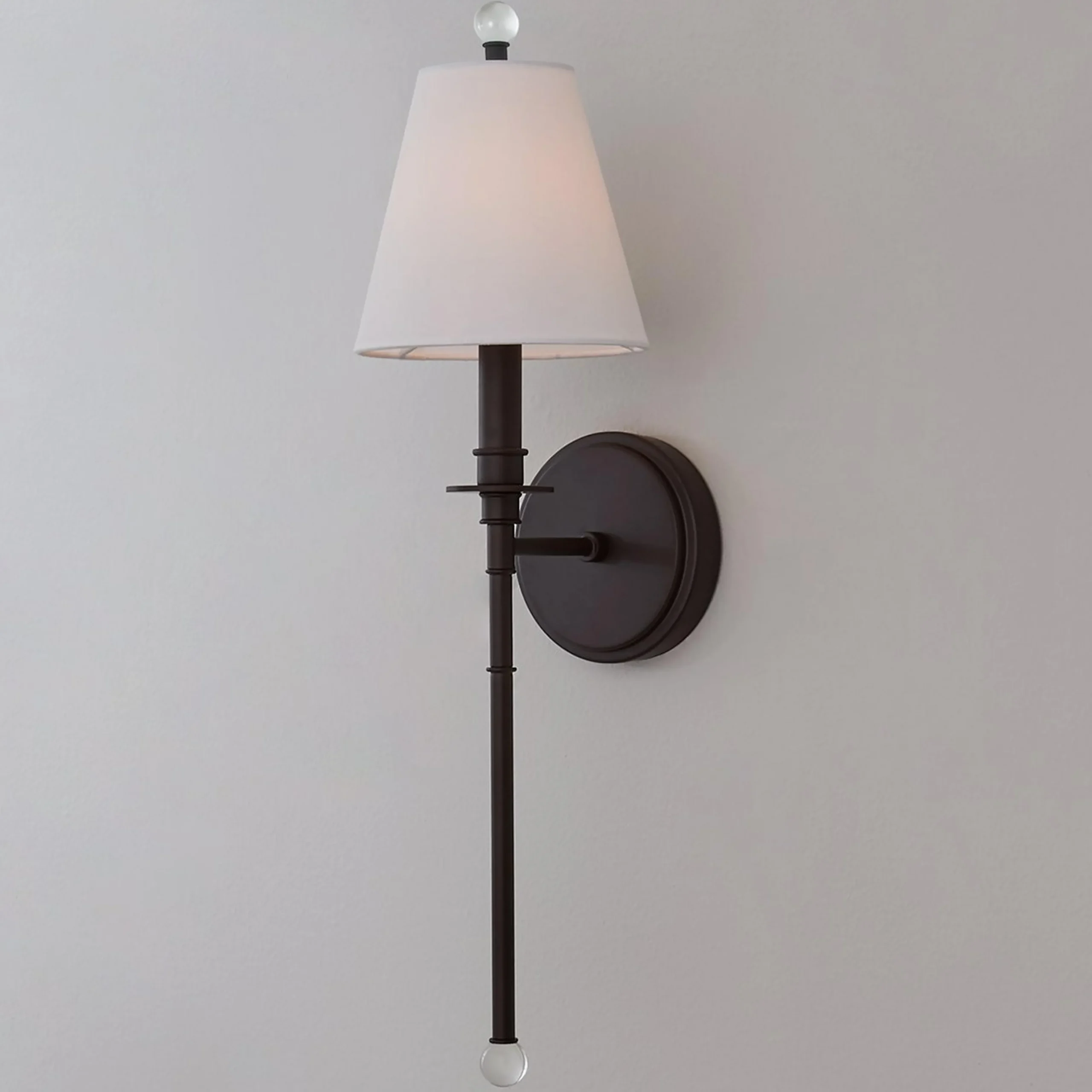 Sleek Adorned Bar Sconce