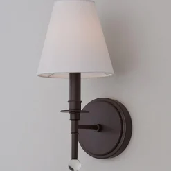 Sleek Adorned Bar Sconce