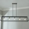 Sleek Minimalist Island Chandelier - 5 Light