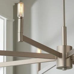 Sleekly Modern Squared Chandelier - 8 Light