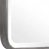 Slender Silver Mirror