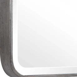 Slender Silver Mirror