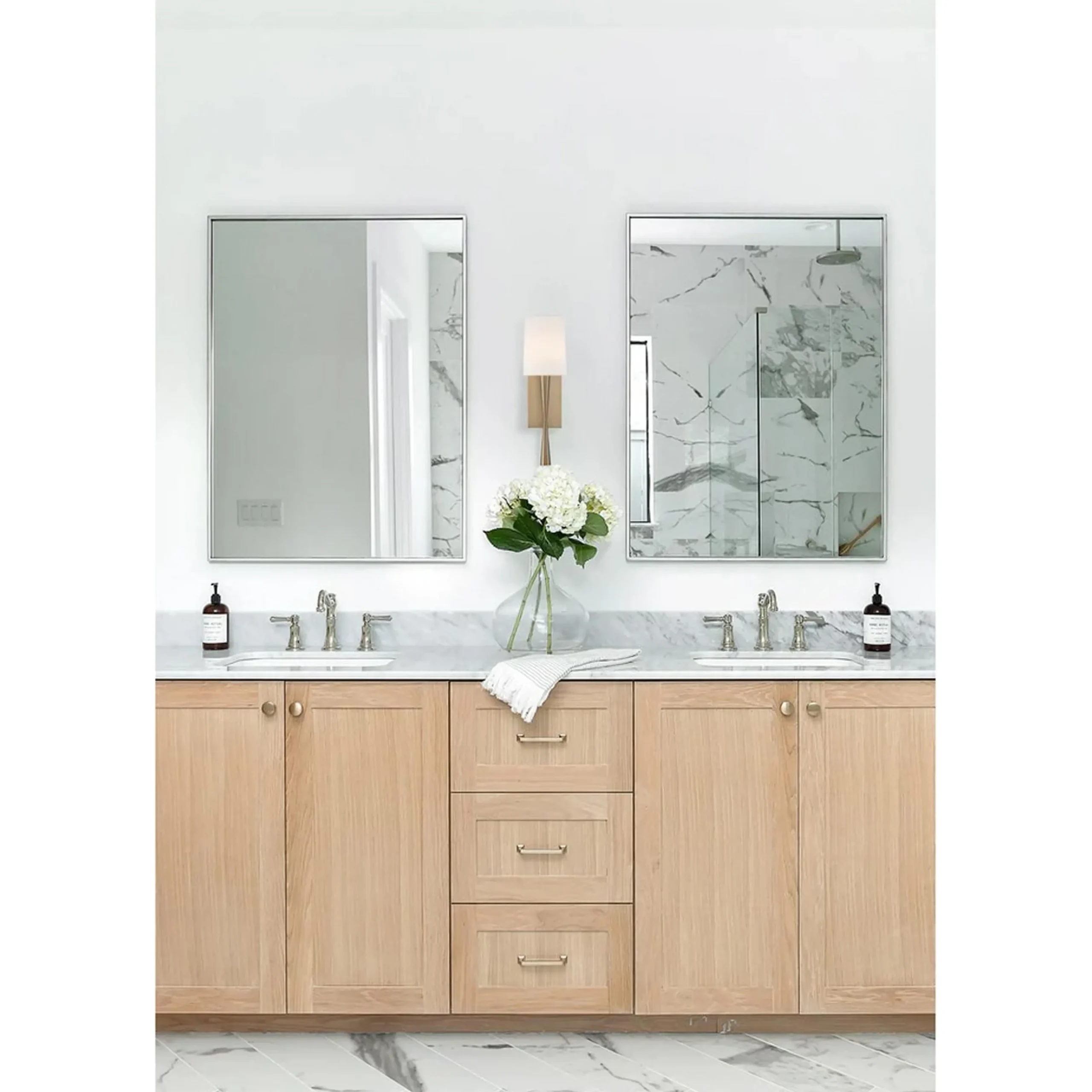 Slim Hourglass Bar Sconce