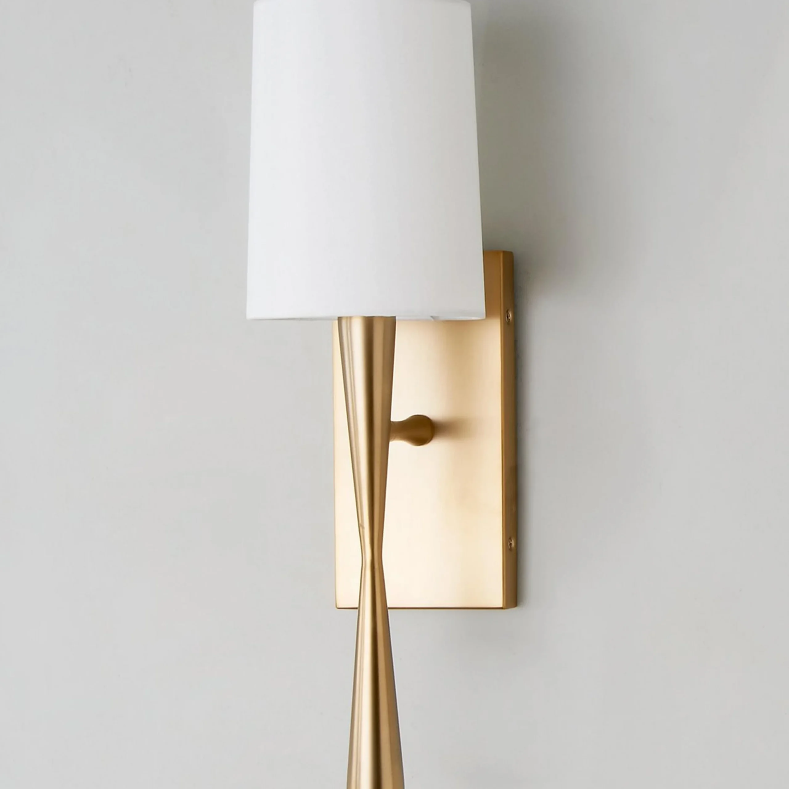 Slim Hourglass Bar Sconce