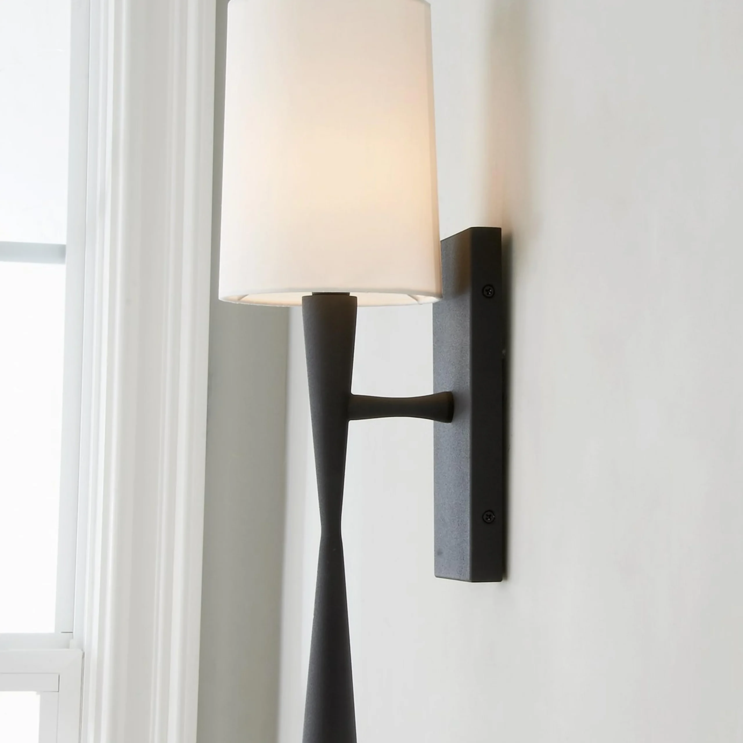 Slim Hourglass Bar Sconce