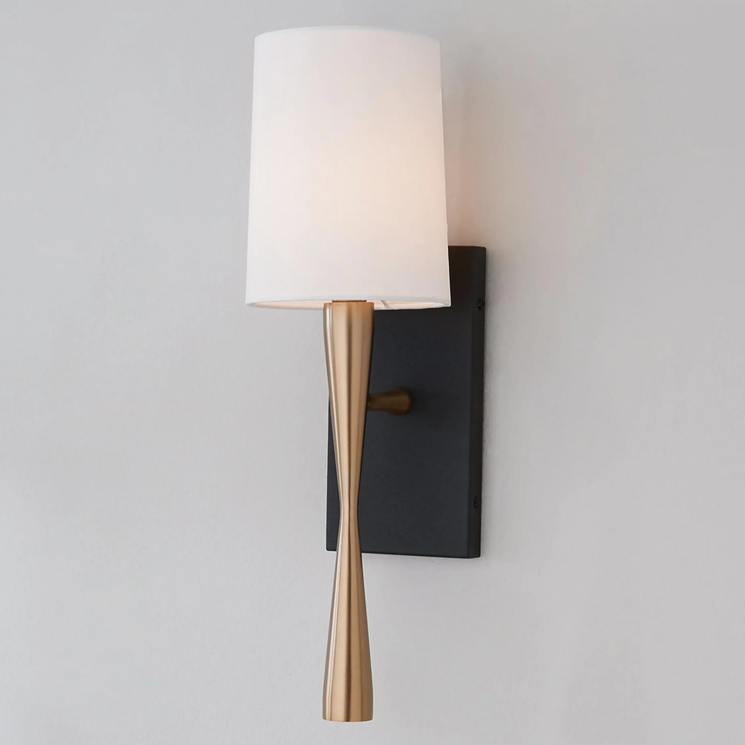 Slim Hourglass Bar Sconce