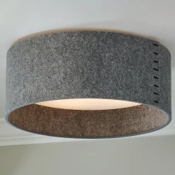 Slim Shade LED Ceiling Light - Acoustic Felt - Large