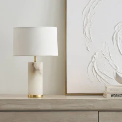 Snowpack Cordless LED Table Lamp - Alabaster