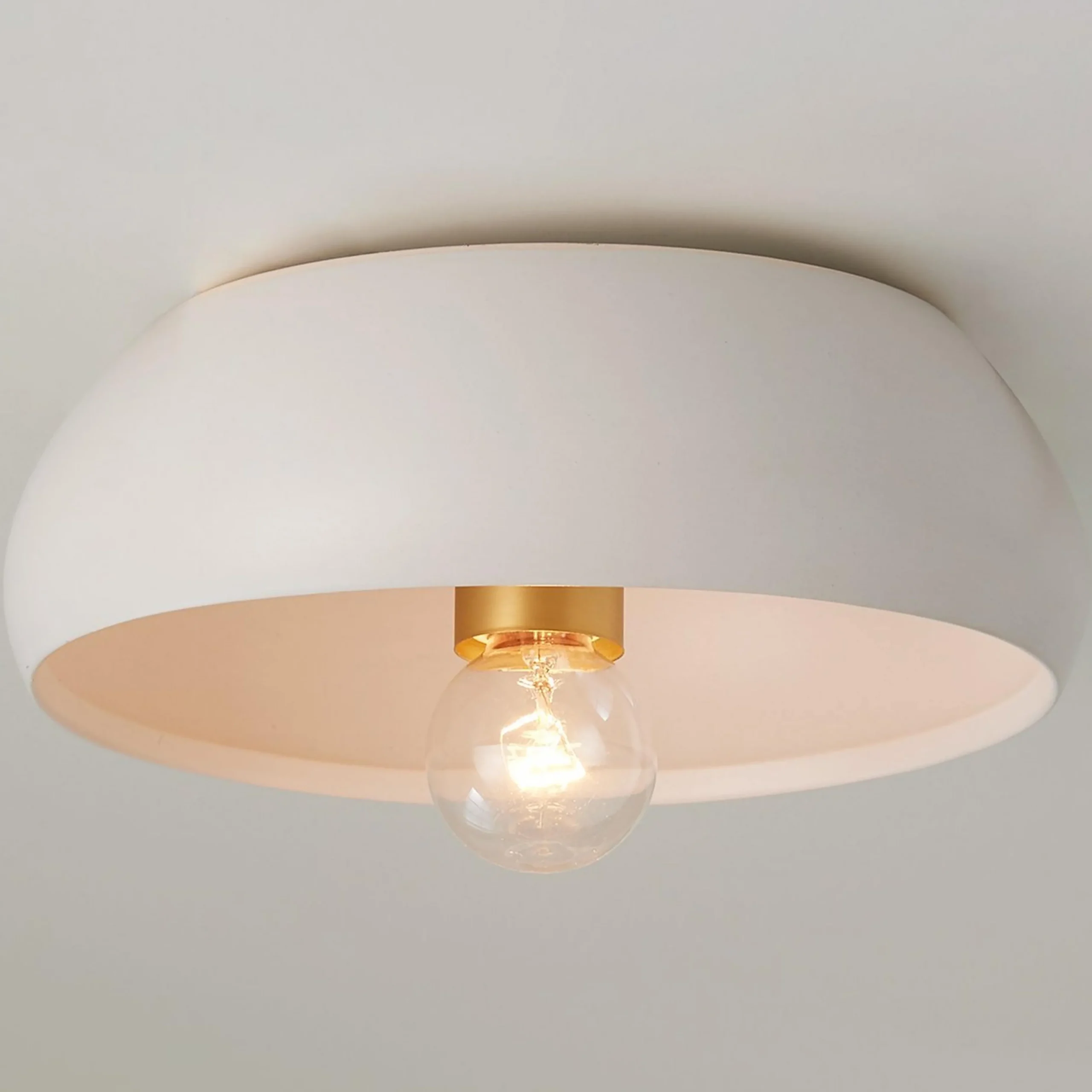 Soft Ceramic Ceiling Light - 1 Light