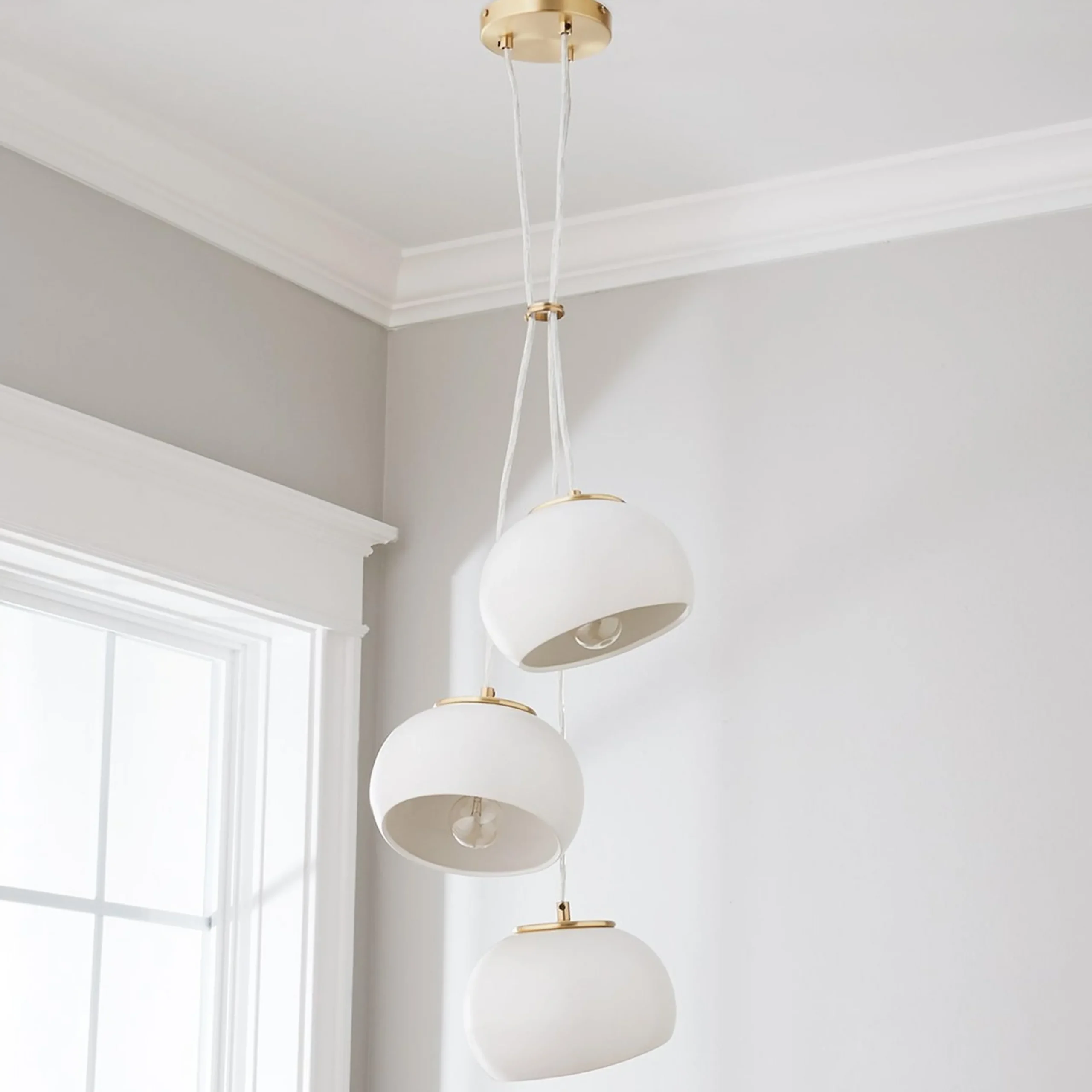 Soft Ceramic Cluster Chandelier