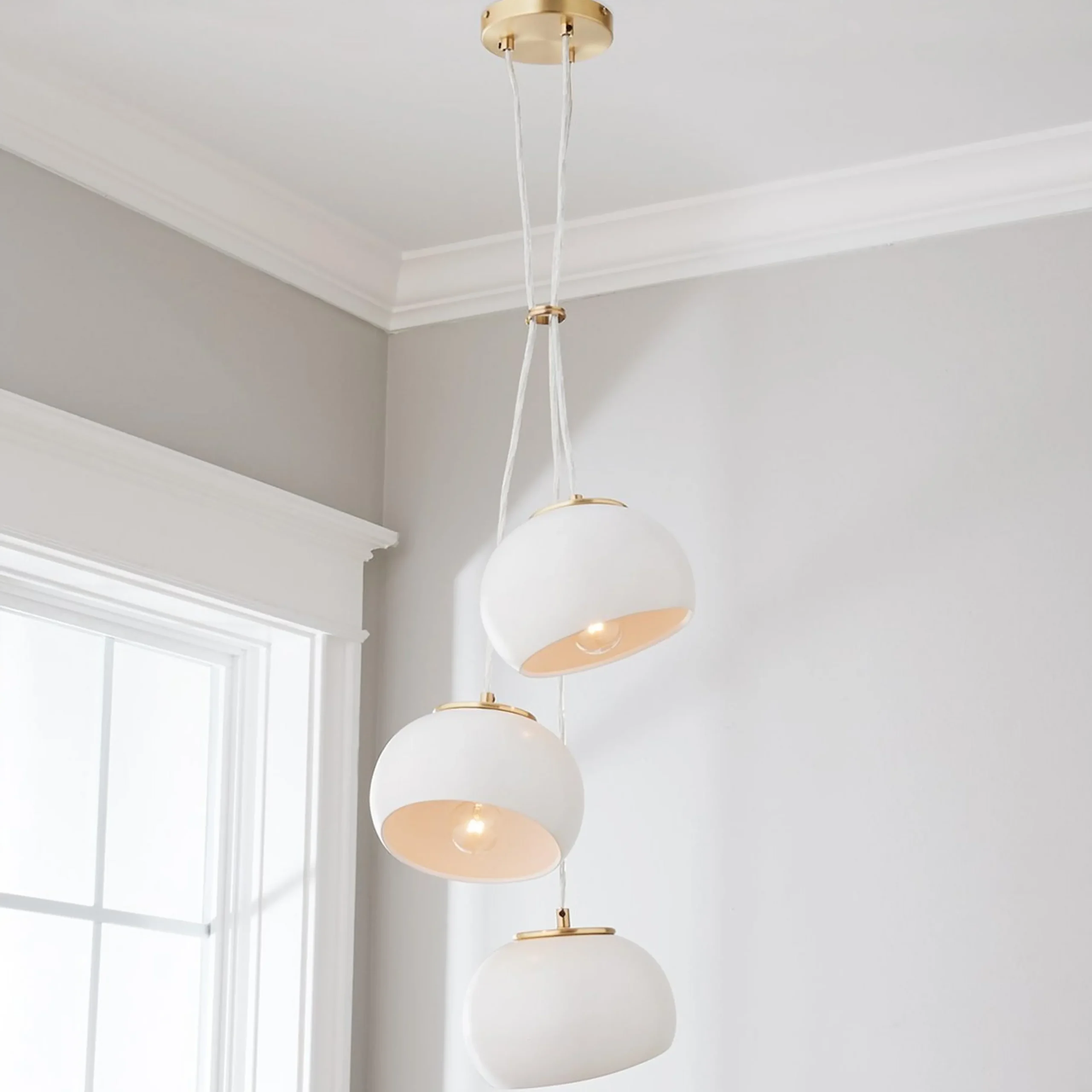 Soft Ceramic Cluster Chandelier