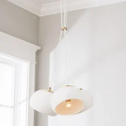 Soft Ceramic Cluster Chandelier