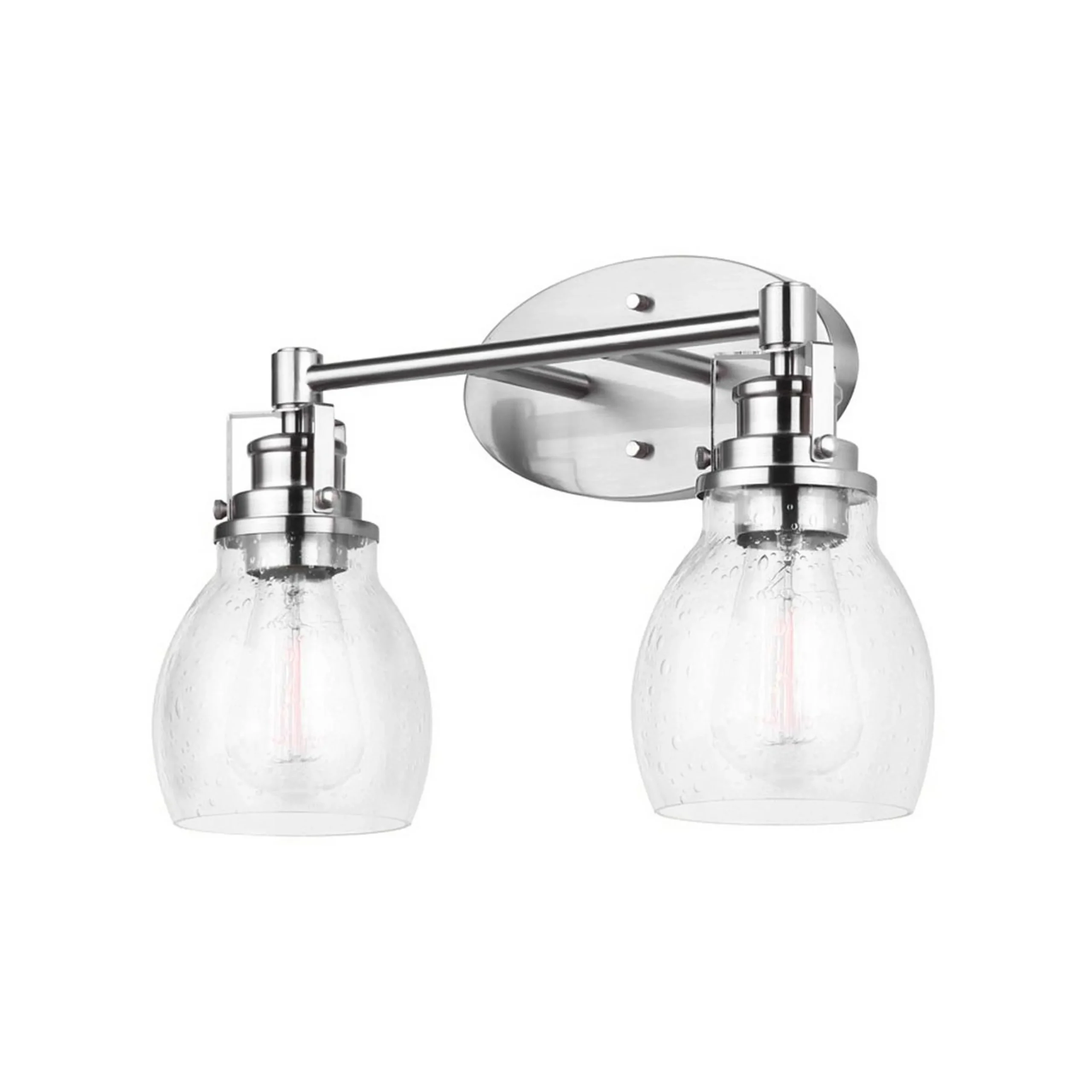 Soft Seeded Vanity Light - 2 Light