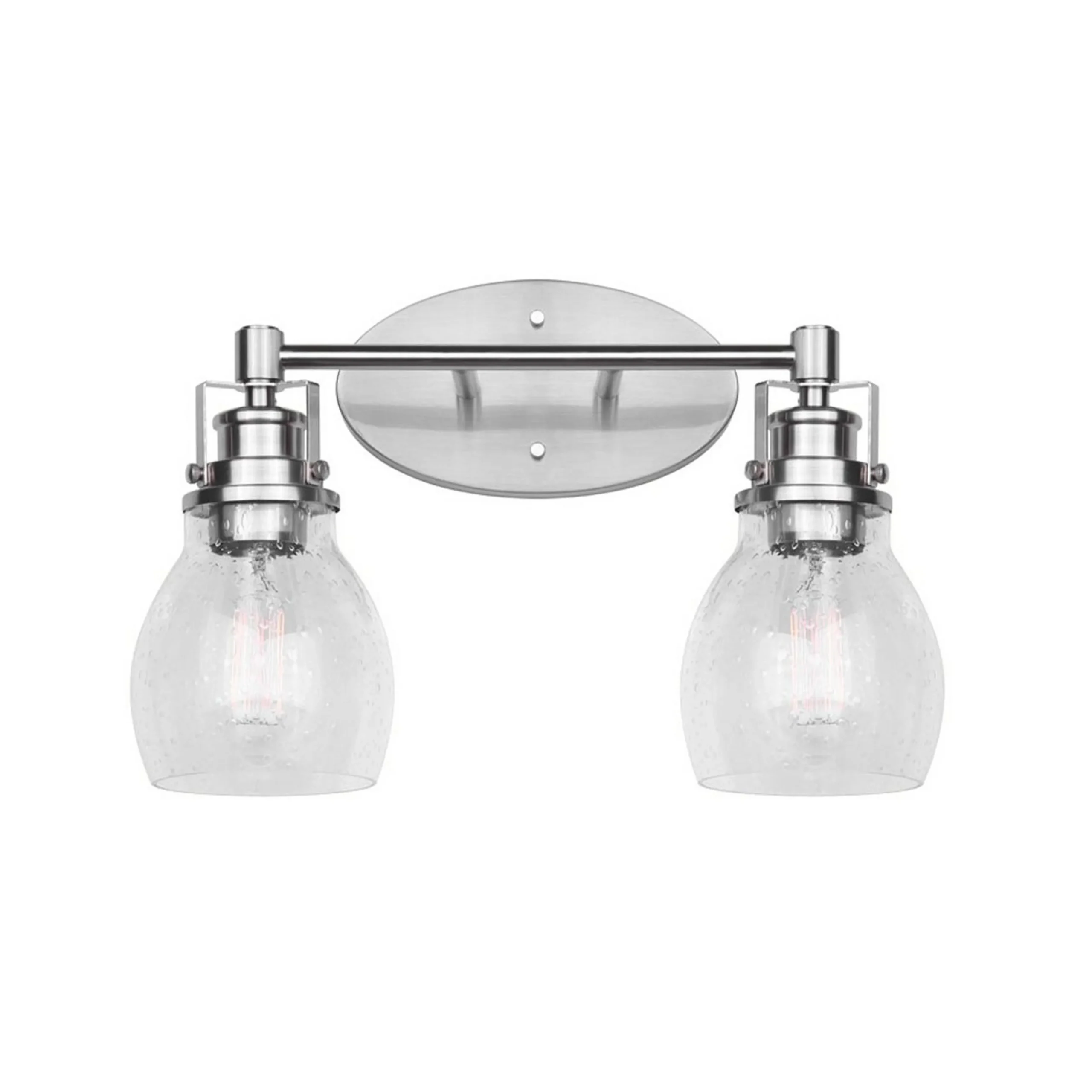 Soft Seeded Vanity Light - 2 Light