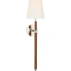 Soho Leather Tall Sconce - 1 Light