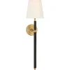 Soho Leather Tall Sconce - 1 Light