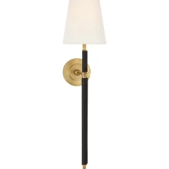 Soho Leather Tall Sconce - 1 Light