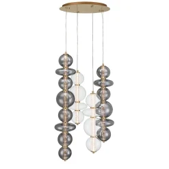 Spectrogram LED Chandelier - 4 Light