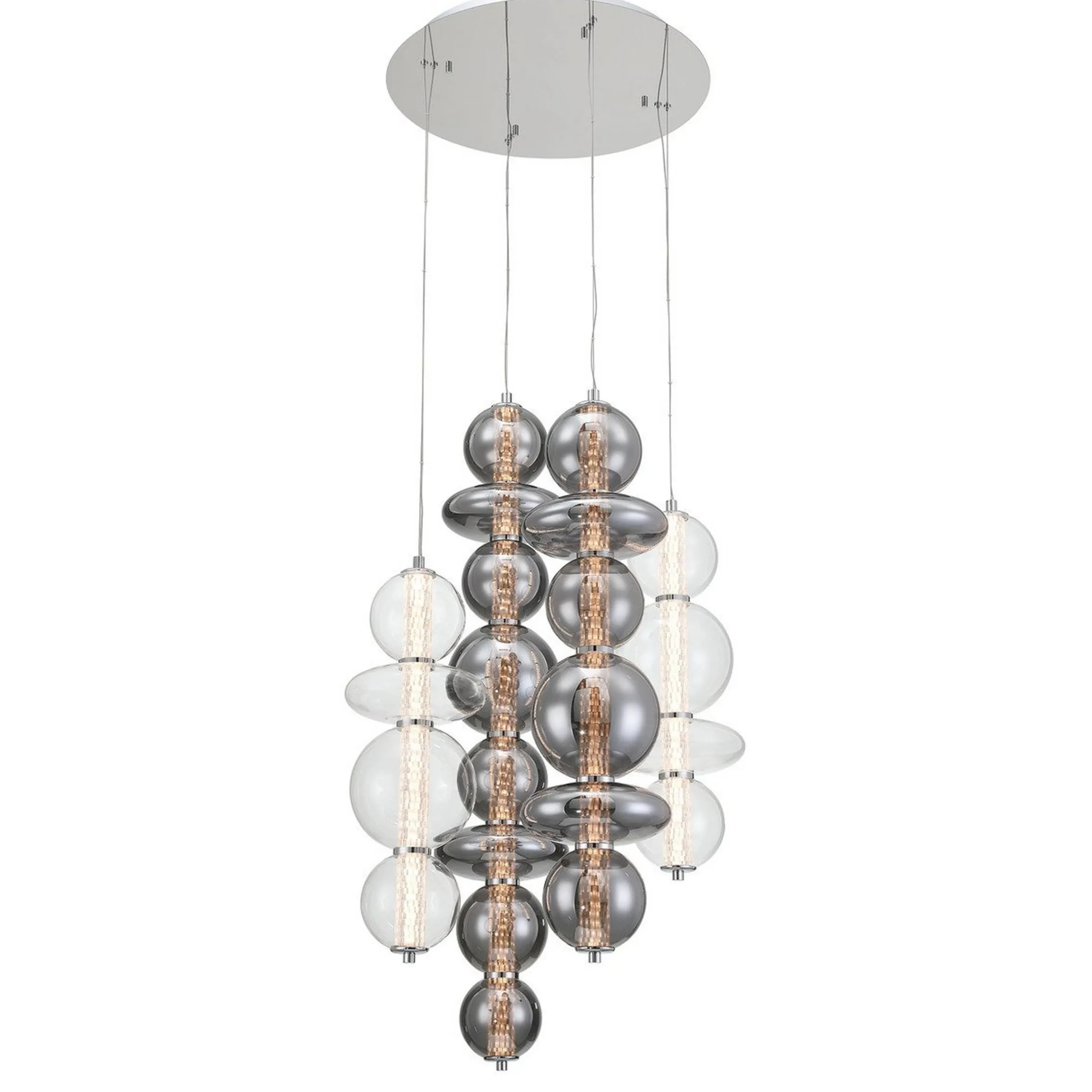 Spectrogram LED Chandelier - 4 Light