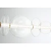 Spectrogram LED Island Chandelier - Clear