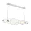 Spectrogram LED Island Chandelier - Clear
