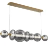 Spectrogram LED Island Chandelier - Smoke
