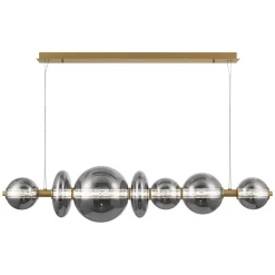 Spectrogram LED Island Chandelier - Smoke
