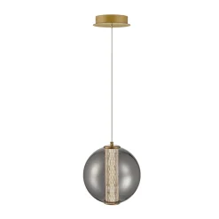 Spectrogram LED Pendant - Smoke