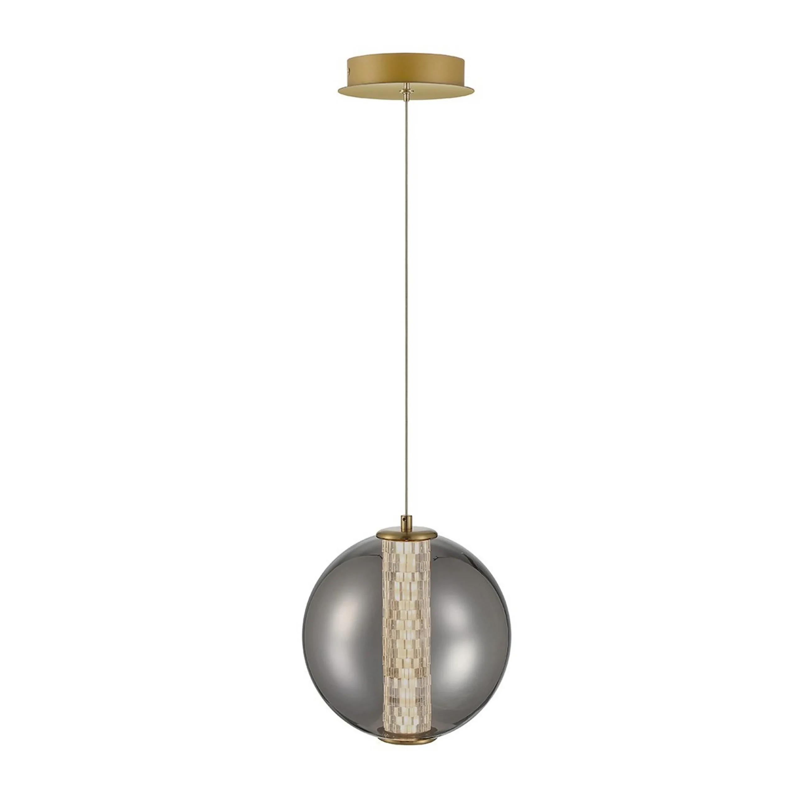 Spectrogram LED Pendant - Smoke