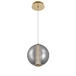 Spectrogram LED Pendant - Smoke