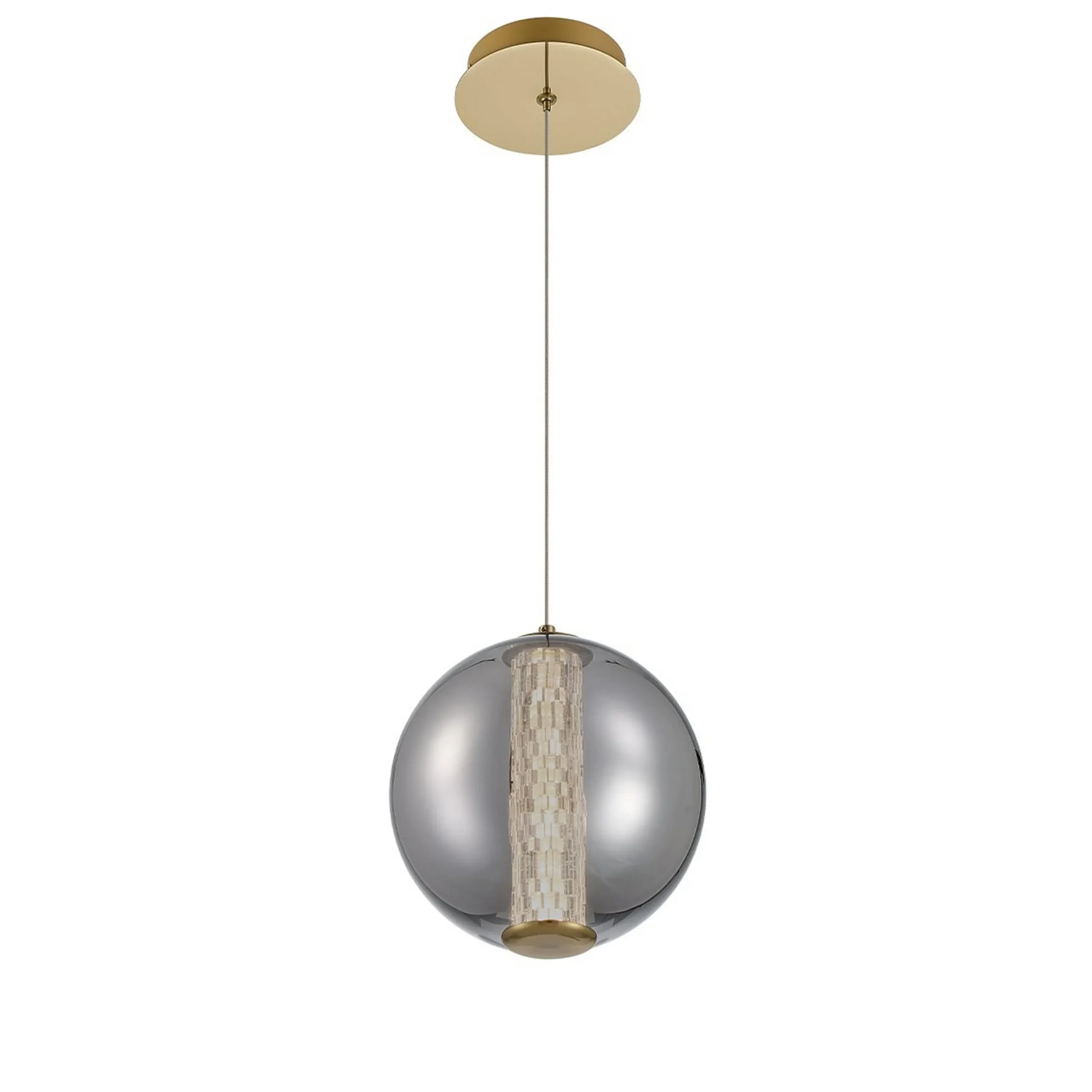 Spectrogram LED Pendant - Smoke