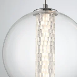 Spectrogram LED Pendant - Clear