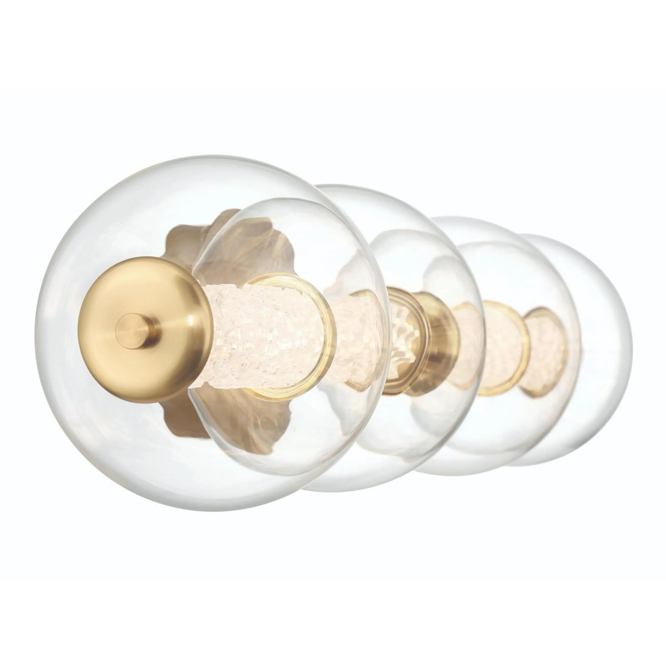Spectrogram LED Vanity Light - 4 Light