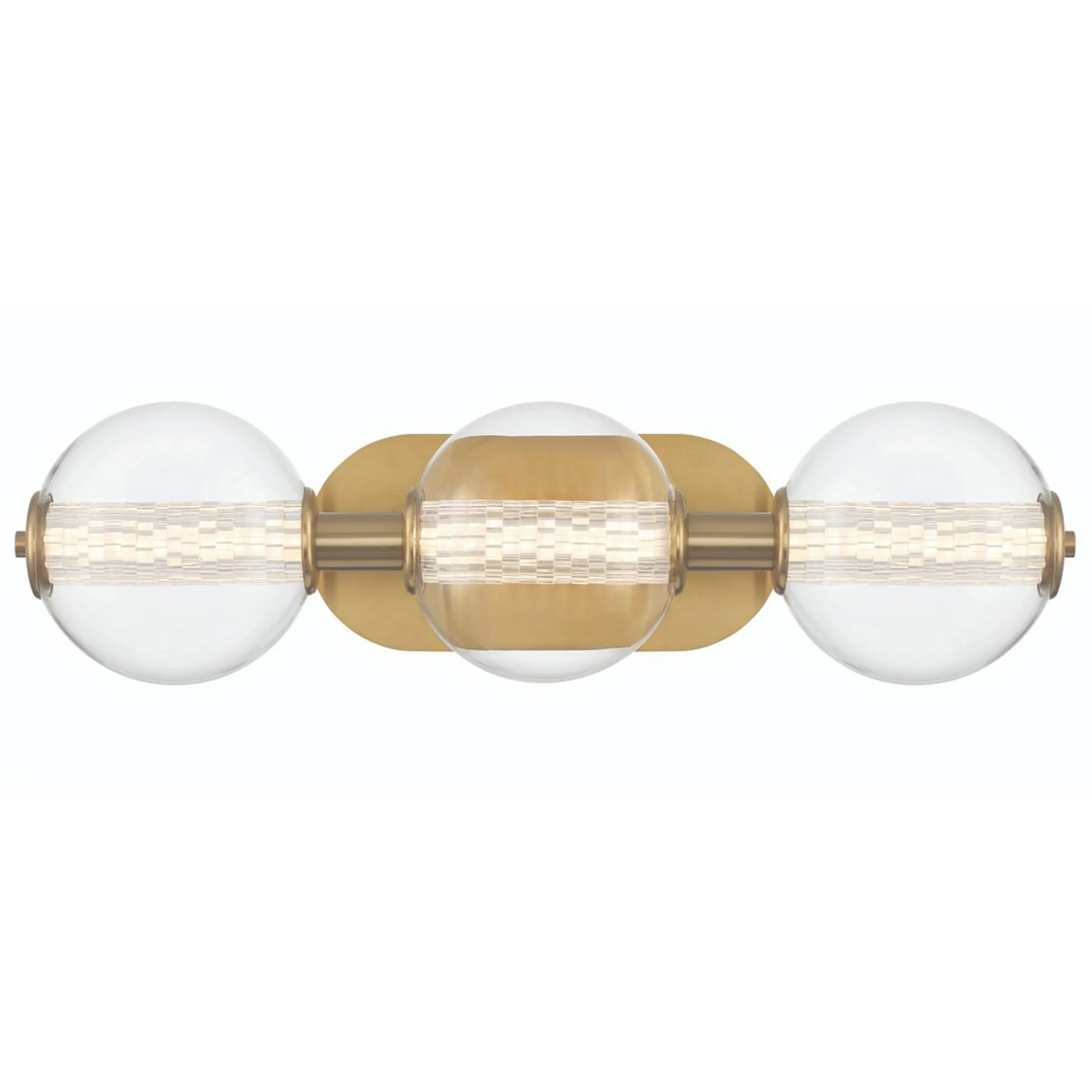 Spectrogram LED Vanity Light - 3 Light