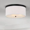Springfield Linen Shade Ceiling Light