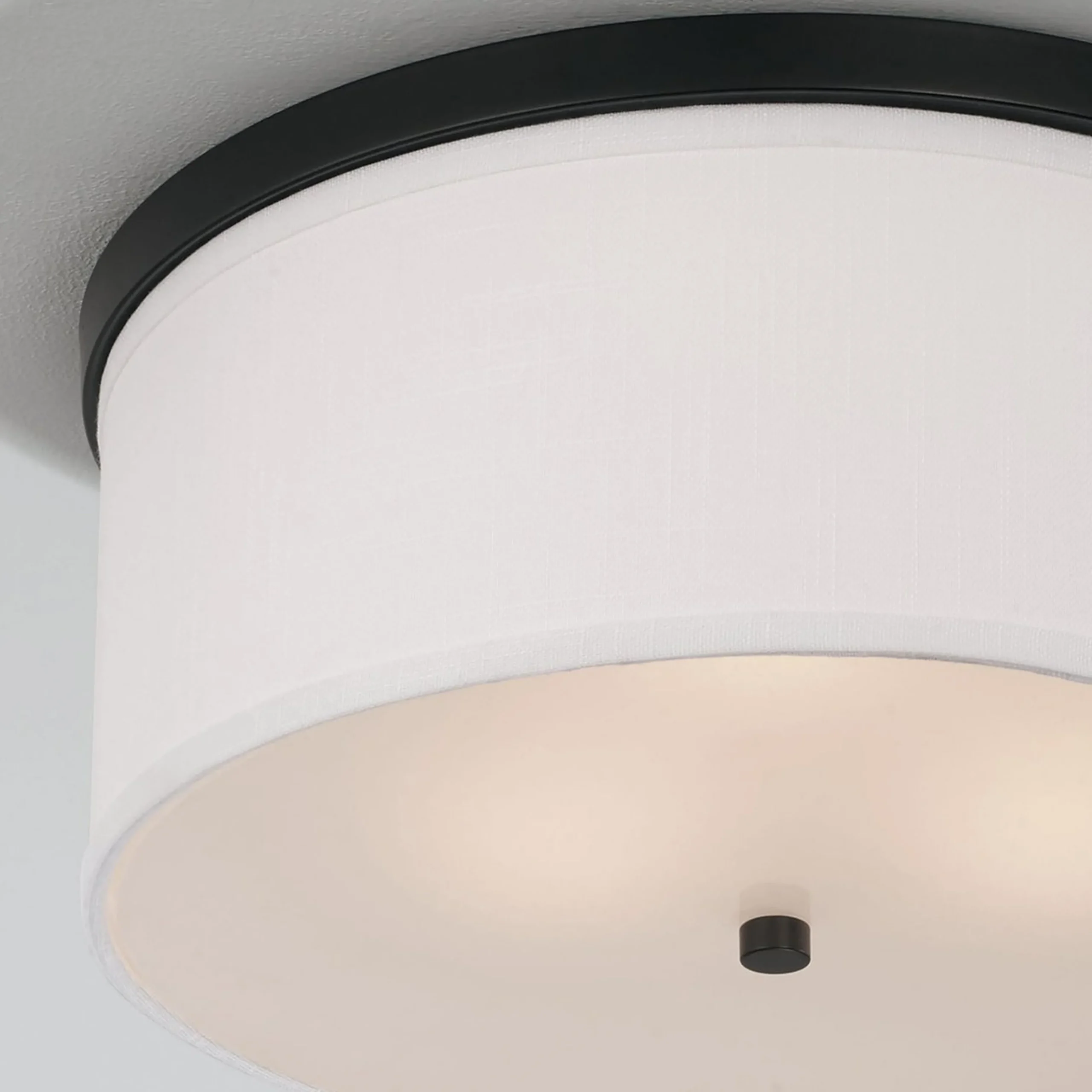 Springfield Linen Shade Ceiling Light