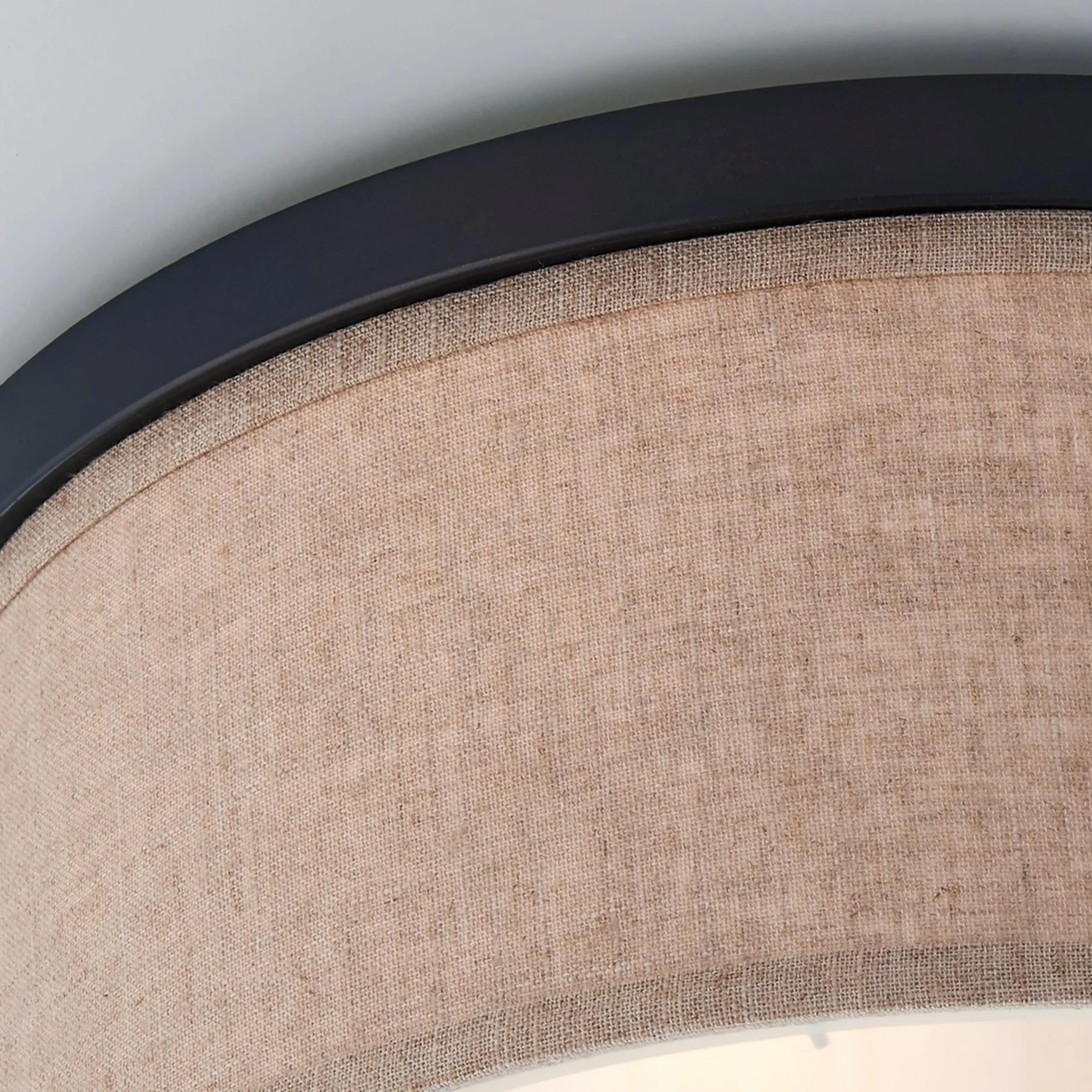 Springfield Linen Shade Ceiling Light