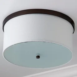 Springfield Linen Shade Ceiling Light