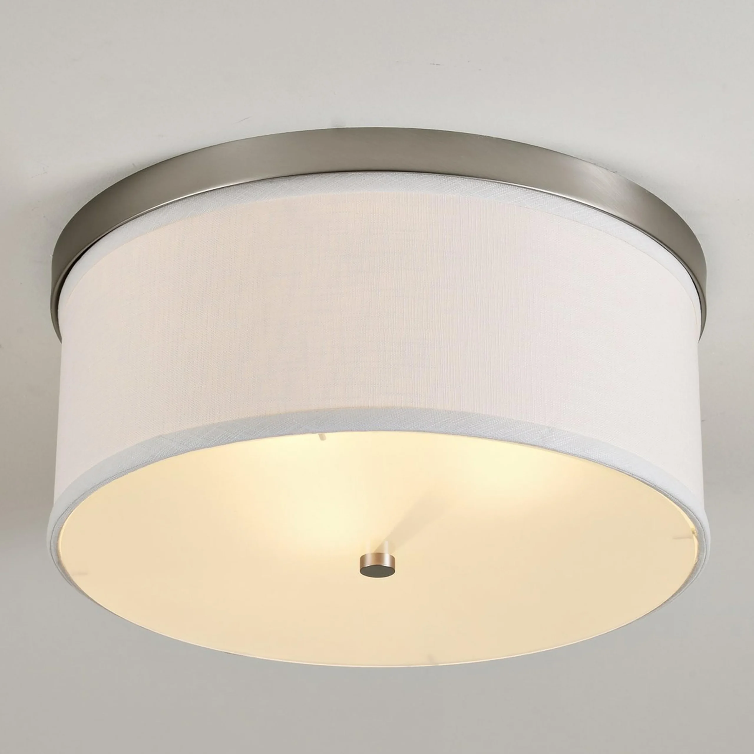 Springfield Linen Shade Ceiling Light