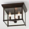 Square Off Outdoor Ceiling Light