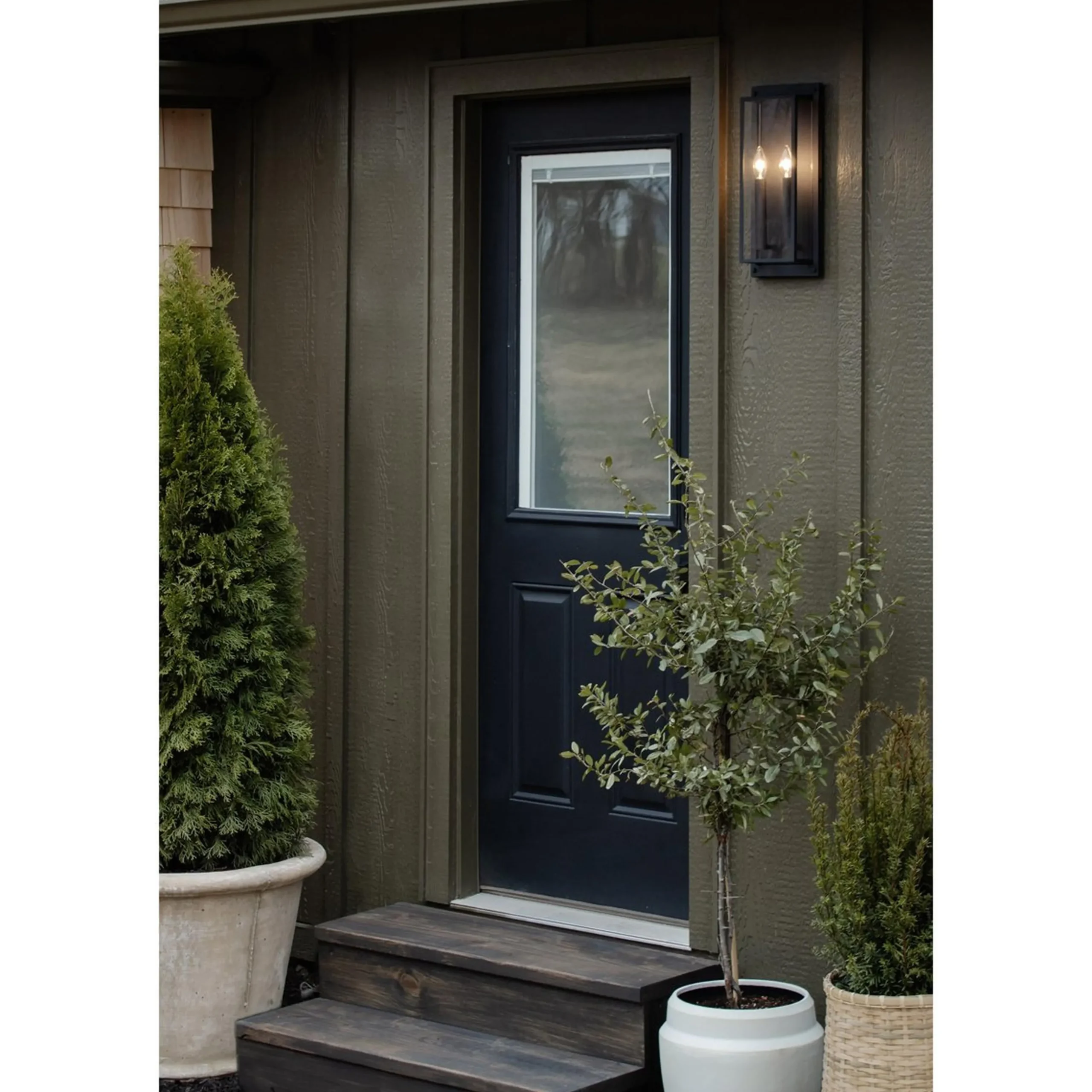Squarish Outdoor Sconce - 2 Light