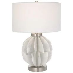 Stacked Marble Blade Table Lamp